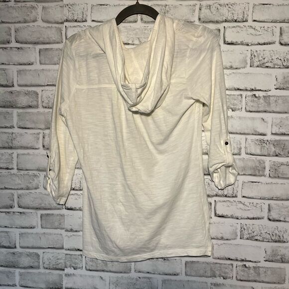 Sonoma woman’s size: xs hooded beaded top             - Picture 3 of 3